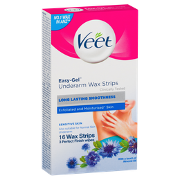 Veet Easy- Gel Underarm Wax Strips Sensitive Skin 